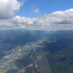 Flugwegposition um 10:42:41: Aufgenommen in der Nähe von Allerheiligen im Mürztal, Österreich in 2502 Meter